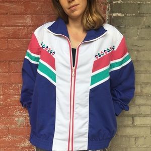 SOLD 90’s pink & teal grandma jogger